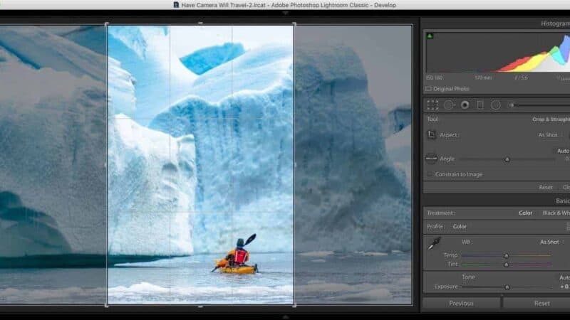 How to Rotate Crop in Lightroom Classic Between Landscape & Portrait Orientations