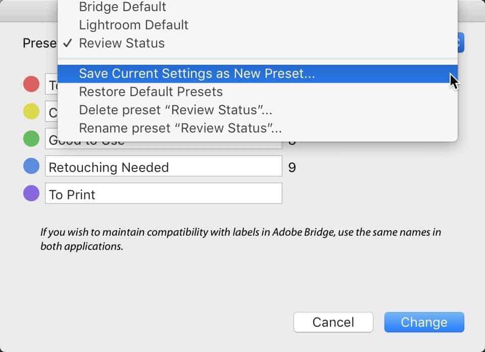 Lightroom custom color preset 4