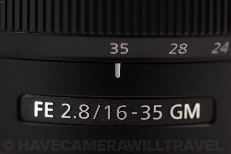 Sony FE 2.8 - 16-35mm GM Lens
