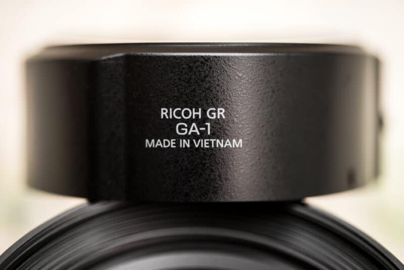 Ricoh GA-1 Lens Adapter for the Ricoh GR III. Photo by David Coleman | havecamerawilltravel.com
