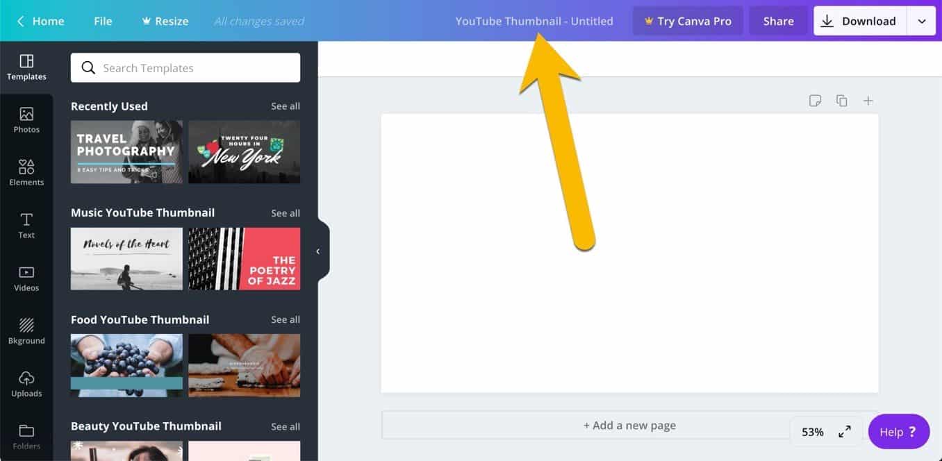 How to Create a YouTube Thumbnail Image with Canva Guide 4