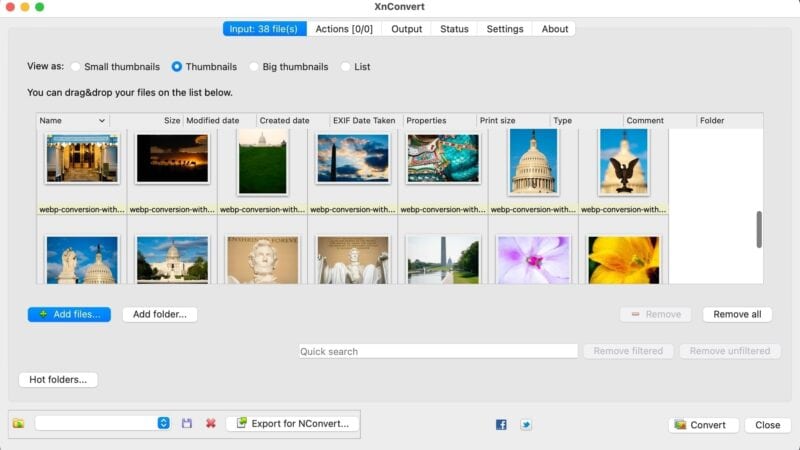 Looking for a Free App to Convert JPG to WebP? Try XnConvert