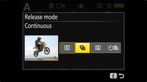 Nikon D3500 Burst Mode / Continuous Mode Photos
