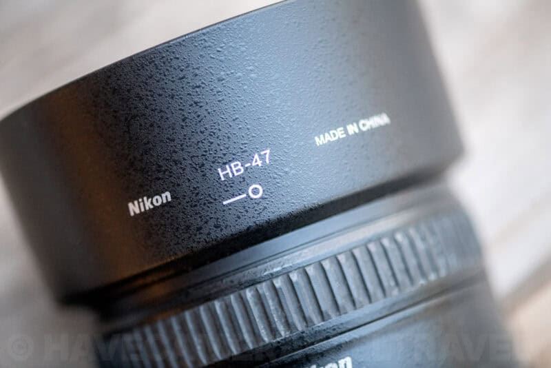 Nikon HB-47 Lens Hood for Nikon AF-S NIKKOR 50mm f/1.4G Prime Lens.