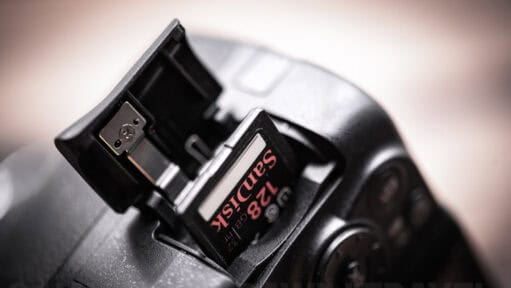 Nikon D3400 Insert SD Card. Photo by David Coleman - havecamerawilltravel.com