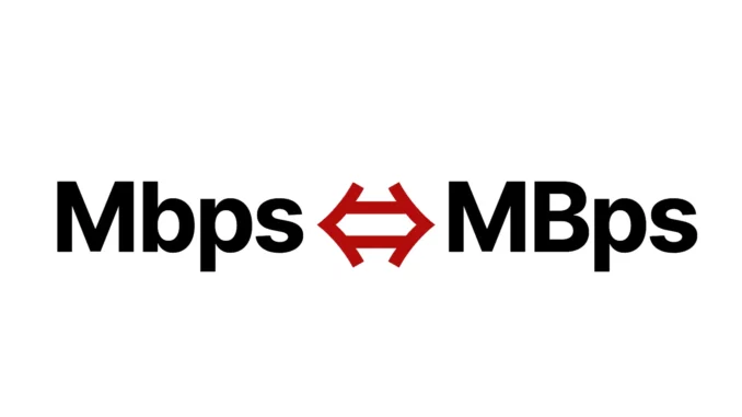 Mbps vs MBps