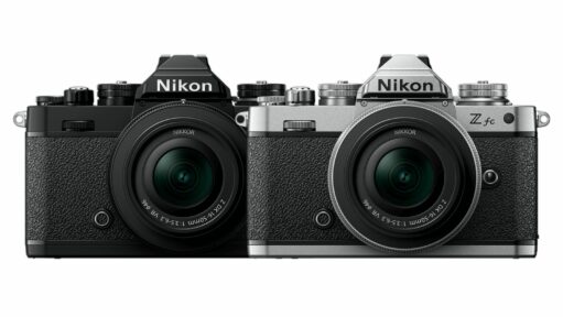 Nikon Z fc mirrorless cameras (silver and black)