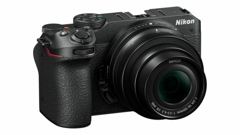 Nikon Z30 mirrorless camera from front