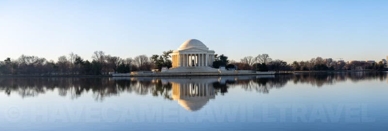 Jefferson Memorial High Resolution Panorama. Photo by David Coleman - havecamerawilltravel.com