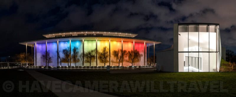 Kennedy Center Lights Panorama. Photo by David Coleman - havecamerawilltravel.com