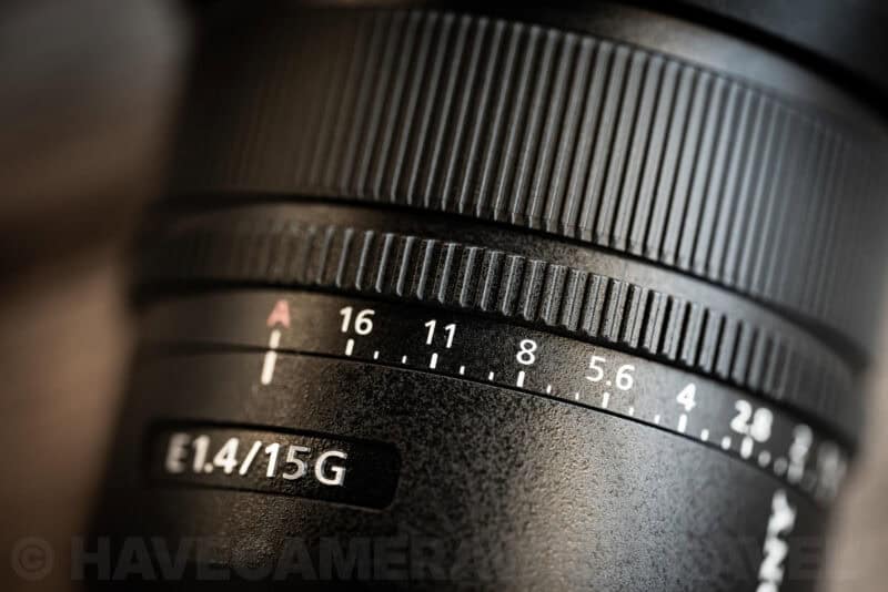 Sony E 15mm f1.4 G E-mount Prime Lens. Photo by David Coleman - havecamerawilltravel.com