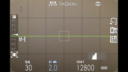 Fujifilm X100VI Large Display Header Example