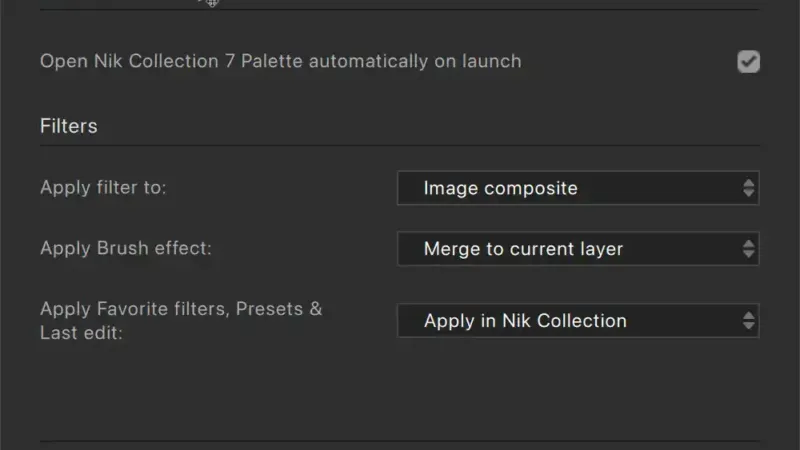 How to Turn Off the Nik Collection Palette from Automatically Displaying Every Time You Open Photoshop