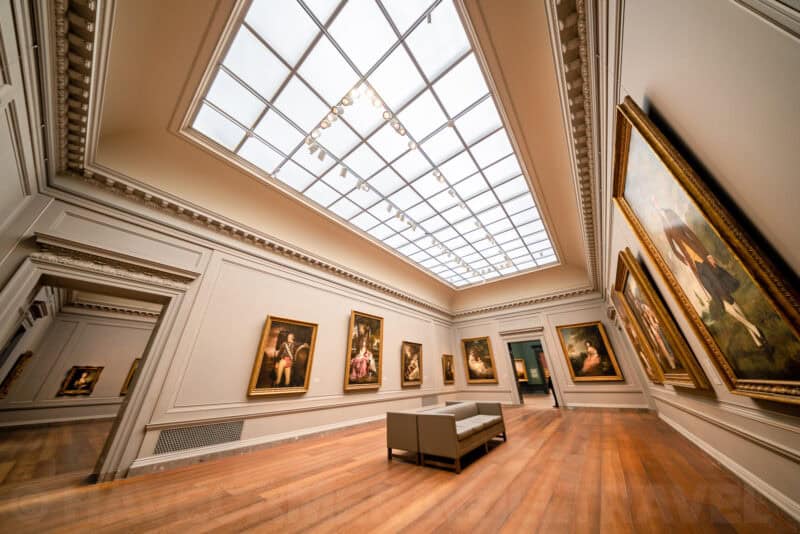 Sample image shot with a Laowa 10mm f2.8 ultra-wide-angle lens on a Nikon Z8. National Gallery of Art Washington DC. Photo by David Coleman - havecamerawilltravel.com