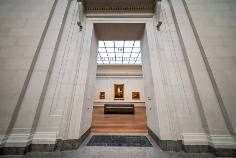 Sample image shot with a Laowa 10mm f2.8 ultra-wide-angle lens on a Nikon Z8. National Gallery of Art Washington DC. Photo by David Coleman - havecamerawilltravel.com