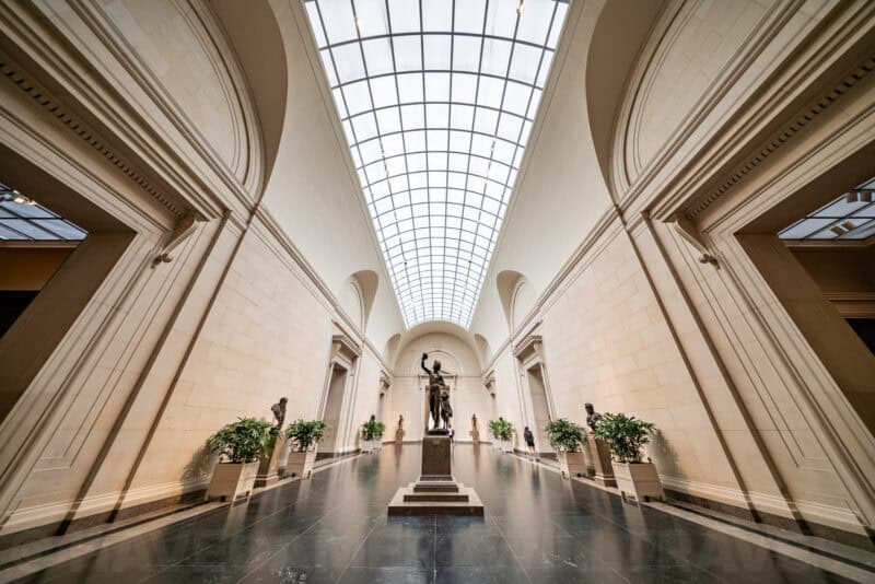 Sample image shot with a Laowa 10mm f2.8 ultra-wide-angle lens on a Nikon Z8. National Gallery of Art Washington DC. Photo by David Coleman - havecamerawilltravel.com