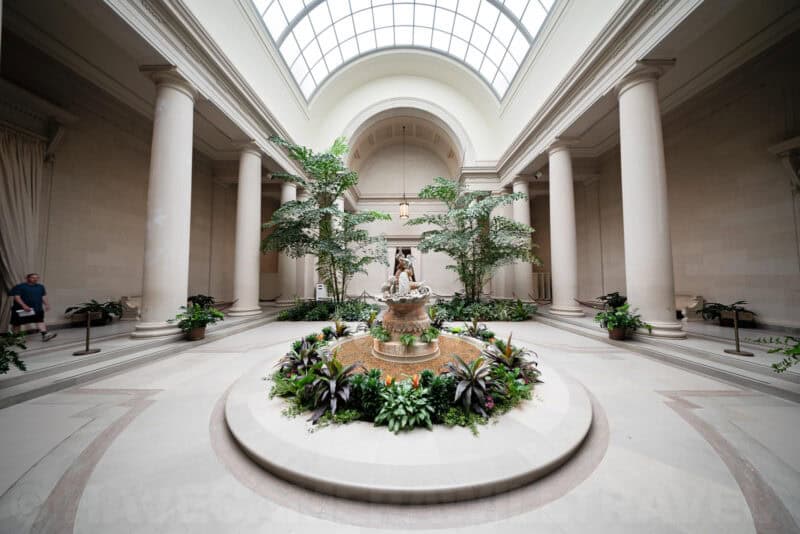 Sample image shot with a Laowa 10mm f2.8 ultra-wide-angle lens on a Nikon Z8. National Gallery of Art Washington DC. Photo by David Coleman - havecamerawilltravel.com