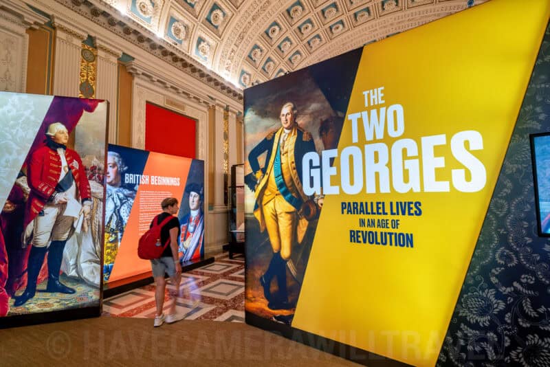 Library of Congress Two Georges Exhibit Washington DC. Photo by David Coleman - havecamerawilltravel.com