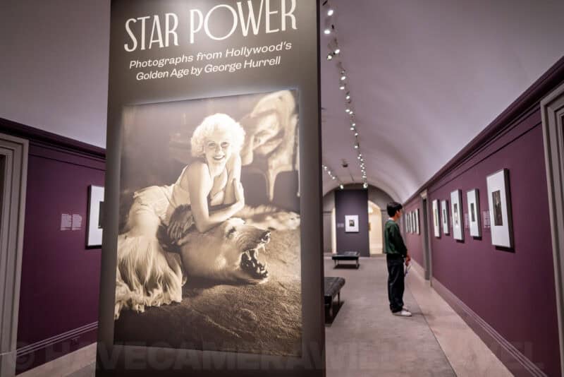 George Hurrell Hollywood Golden Age Portrait Photography Exhibition at Smithsonian National Portrait Gallery in Washington DC. Photo by David Coleman - havecamerawilltravel.com