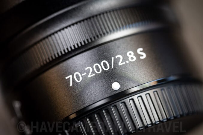 Nikon Z 70-200mm f2.8 Zoom Lens. Photo by David Coleman - havecamerawilltravel.com