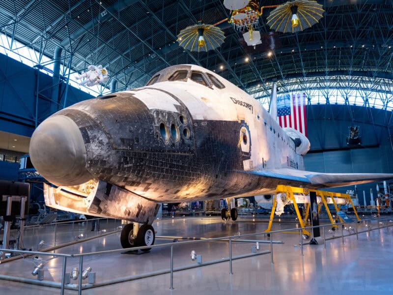 Space Shuttle Discovery Udvar Hazy Hangar Chantilly United States. Photo by David Coleman - havecamerawilltravel.com