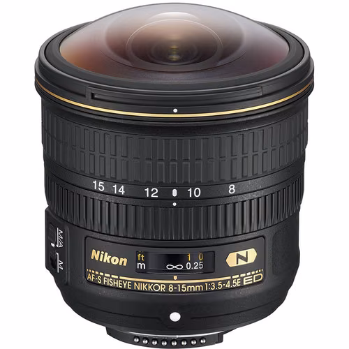 Nikon AF-S NIKKOR 8-15mm Zoom Fisheye Lens