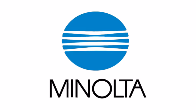 Minolta logo header