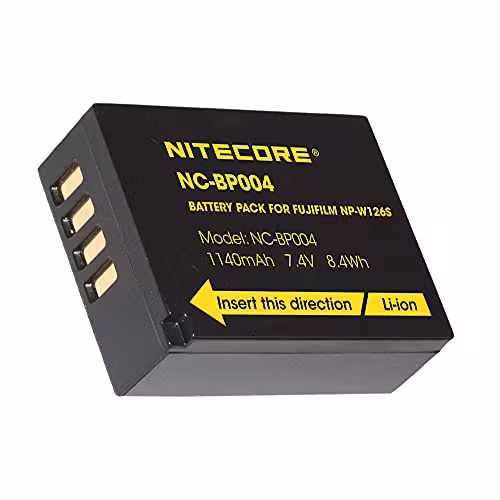 Nitecore NC-BP004 Battery for Fujifilm NP-W126S