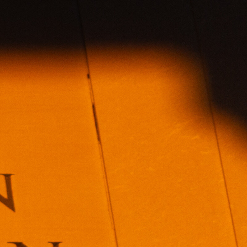 100% crop (corner) of a Sony a6000 RAW image before DxO PureRAW processing