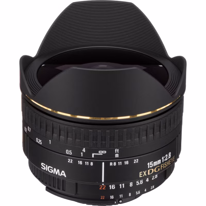 Sigma 15mm f2.8 ex dg fisheye lens