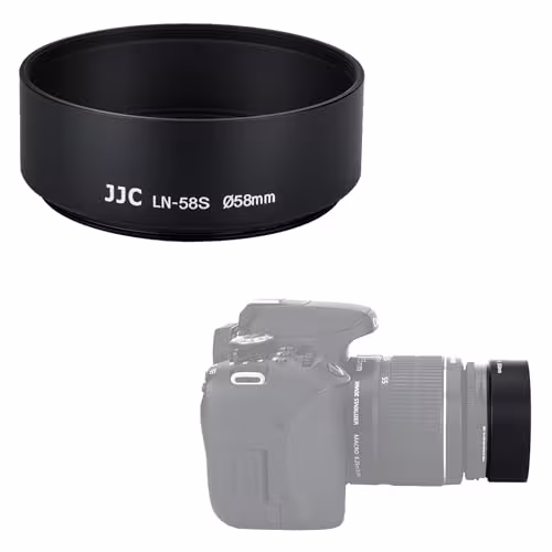 JJC 58mm Metal Lens Hood