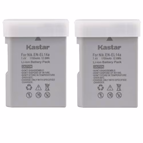 Kastar EN-EL14a Battery (2-Pack)