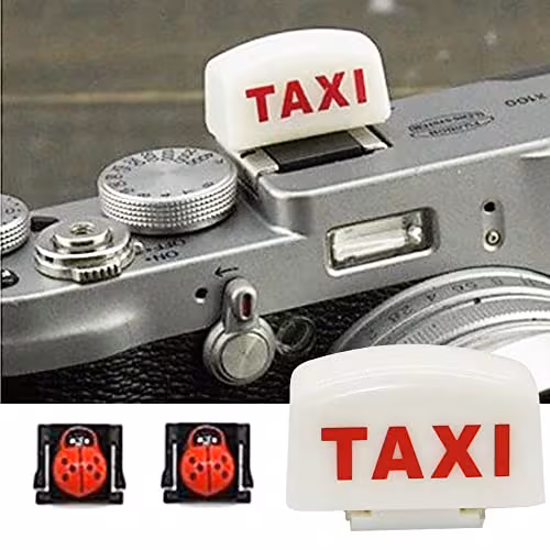 Taxi-Shaped Hot Shoe Cover